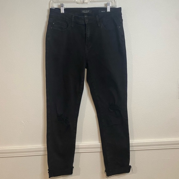 Judy Blue Denim - Judy Blue Black Distressed Jeans